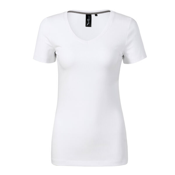 Tricou dama Action V-Neck, Alb - imagine 2