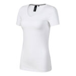 Tricou dama Action V-Neck, Alb