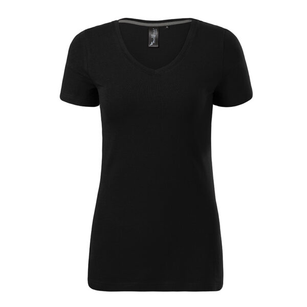 Tricou dama Action V-Neck, Negru - imagine 2