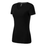 Tricou dama Action V-Neck, Negru