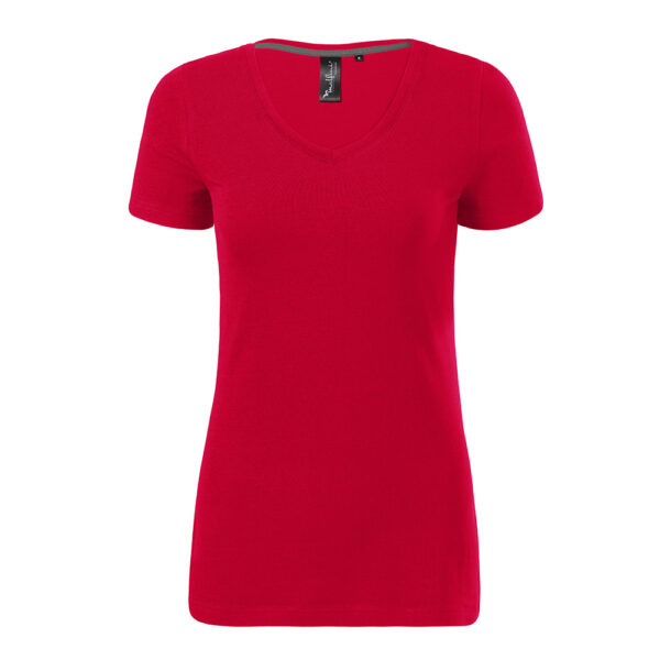 Tricou dama Action V-Neck, Formula red - imagine 2