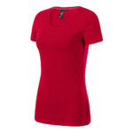 Tricou dama Action V-Neck, Formula red