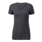 Tricou dama Action V-Neck, Antracit deschis - imagine 2