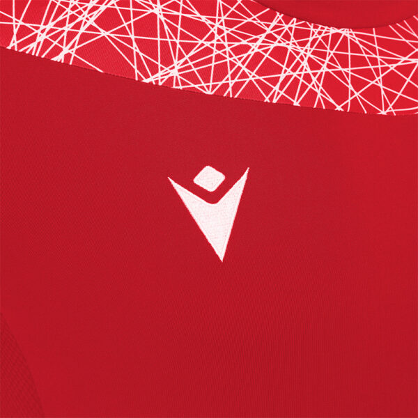 Bluza antrenament Macron Kolyma, Rosu / Alb - imagine 5