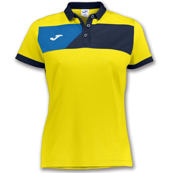 900387.903-jpg.webp Tricou polo dama Joma Crew II, Galben / Bleumarin - imagine 1