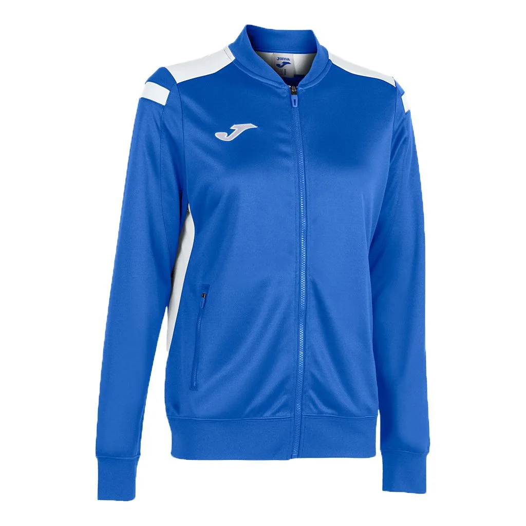 Bluza trening dama Joma Championship VI, Albastru Royal / Alb - imagine 1