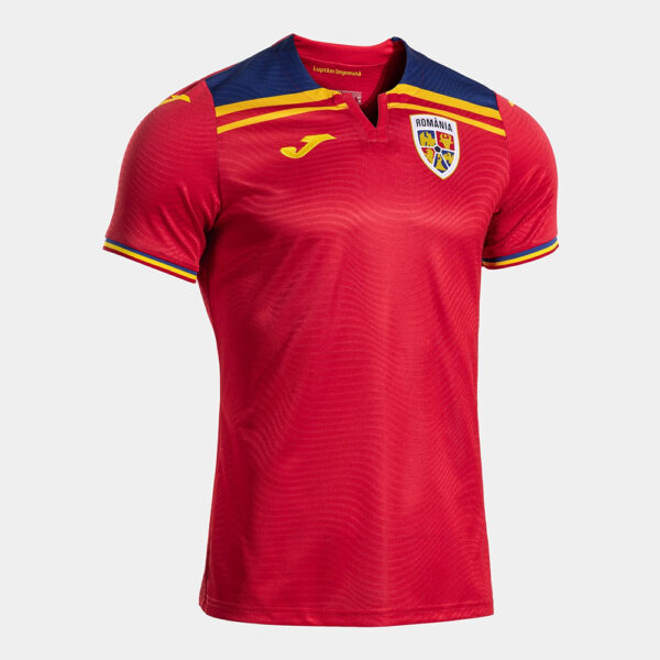 AH10601B0102_1 Tricou oficial de joc FRF Nationala Romaniei, Rosu - imagine 1