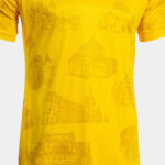 Tricou oficial de incalzire FRF Nationala Romaniei, Galben - imagine 5