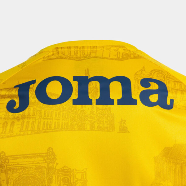 Tricou oficial de incalzire FRF Nationala Romaniei, Galben - imagine 6