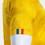 Tricou oficial de incalzire FRF Nationala Romaniei, Galben - imagine 7