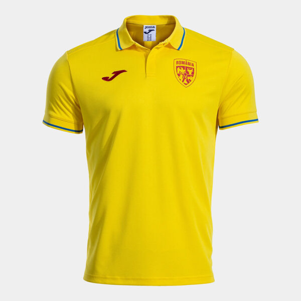 AH10701B5101 Tricou polo oficial FRF Nationala Romaniei, Galben - suporter - imagine 1