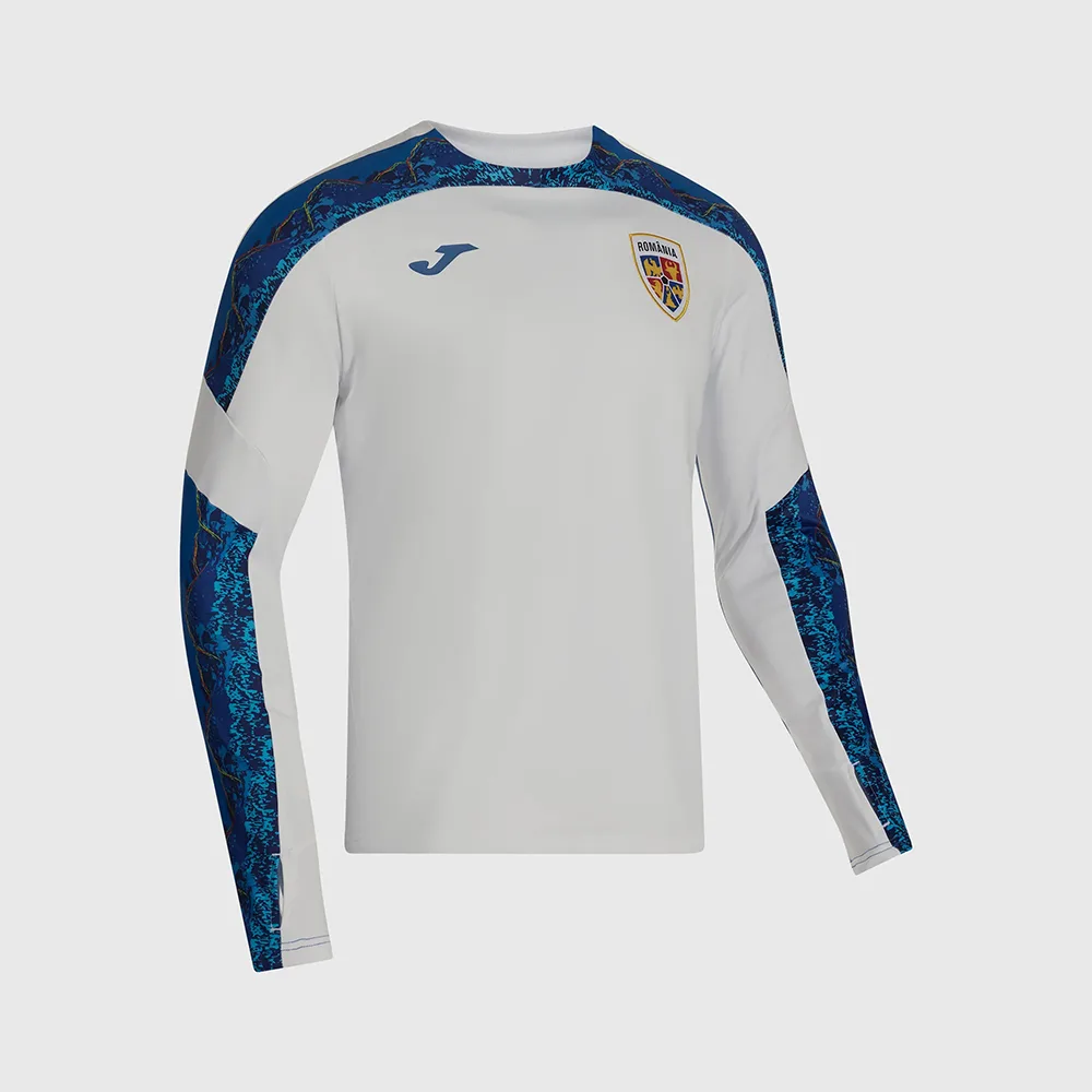 Bluza oficiala FRF Nationala Romaniei, Alb - Antrenament - imagine 1