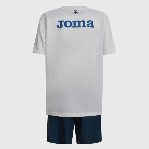 Set echipament copii oficial FRF Nationala Romaniei, Alb - joc - imagine 3