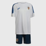 Set echipament copii oficial FRF Nationala Romaniei, Alb - joc