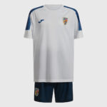 Set echipament copii oficial FRF Nationala Romaniei, Alb - joc - imagine 2