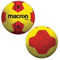 Minge handbal Macron Doom, Galben / Rosu (Nr. 3)