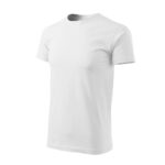 Tricou bumbac Basic Free, Alb