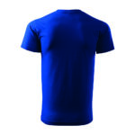 Tricou bumbac Basic Free, Albastru Royal - imagine 3