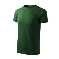 Tricou bumbac Basic Free, Verde sticla