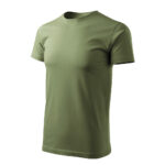 Tricou bumbac Basic Free, Khaki