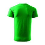 Tricou bumbac Basic Free, Verde mediu - imagine 3