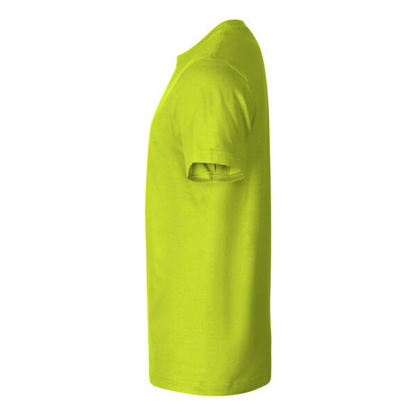 Tricou bumbac Basic Free, Verde lime - imagine 4