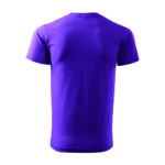Tricou bumbac Basic Free, Violet - imagine 3