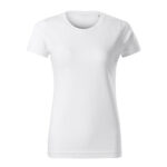 Tricou bumbac dama Basic Free, Alb - imagine 2