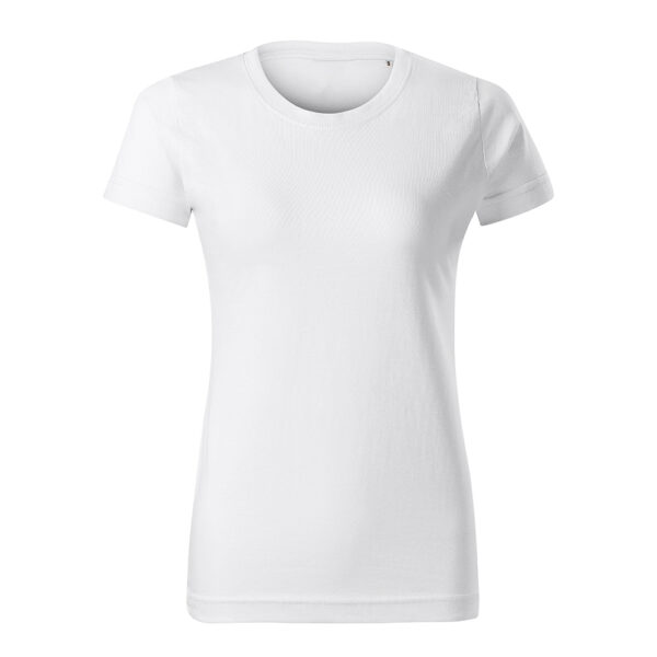 Tricou bumbac dama Basic Free, Alb - imagine 2