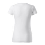 Tricou bumbac dama Basic Free, Alb - imagine 3