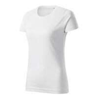 Tricou bumbac dama Basic Free, Alb