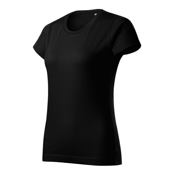 Tricou bumbac dama Basic Free, Negru - imagine 1