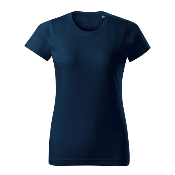 Tricou bumbac dama Basic Free, Bleumarin - imagine 2
