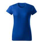Tricou bumbac dama Basic Free, Albastru Royal - imagine 2