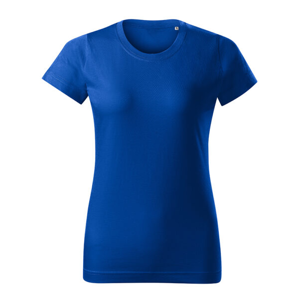 Tricou bumbac dama Basic Free, Albastru Royal - imagine 2