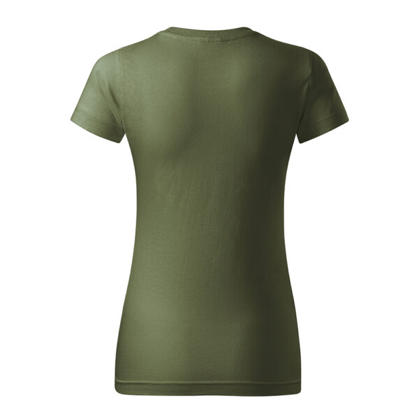 Tricou bumbac dama Basic Free, Khaki - imagine 3