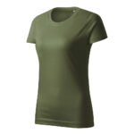Tricou bumbac dama Basic Free, Khaki