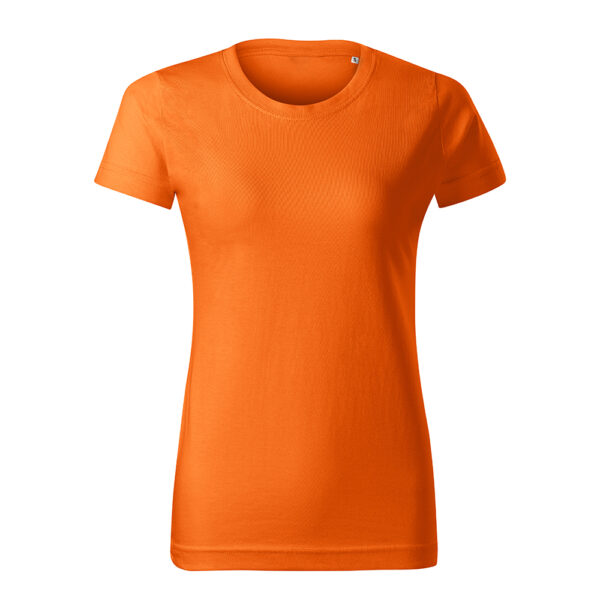 Tricou bumbac dama Basic Free, Portocaliu - imagine 2