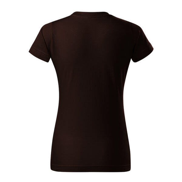 Tricou bumbac dama Basic Free, Cafea - imagine 3