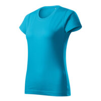 Tricou bumbac dama Basic Free, Turcoaz