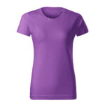 Tricou bumbac dama Basic Free, Violet - imagine 2