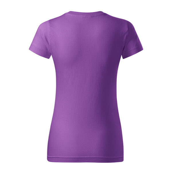 Tricou bumbac dama Basic Free, Violet - imagine 3