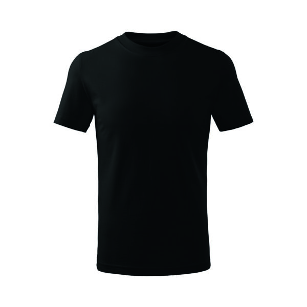 Tricou bumbac copii Basic Free, Negru - imagine 2