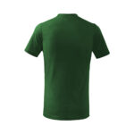 Tricou bumbac copii Basic Free, Verde sticla - imagine 3