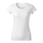 Tricou bumbac dama Viper Free, Alb - imagine 2