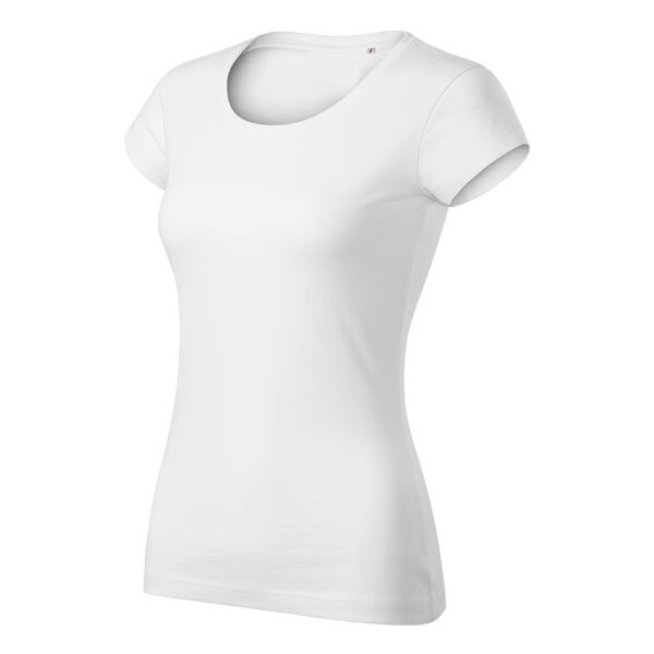 Tricou bumbac dama Viper Free, Alb - imagine 1