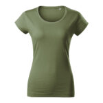 Tricou bumbac dama Viper Free, Khaki - imagine 2
