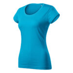 Tricou bumbac dama Viper Free, Turcoaz