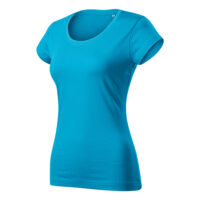 Tricou bumbac dama Viper Free, Turcoaz