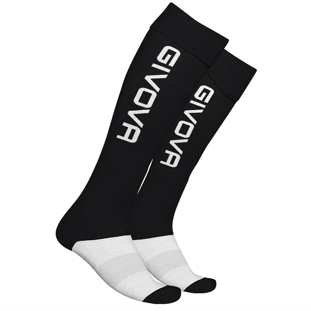 Jambiere Givova Allenamento, Negru / Alb - imagine 1